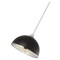 Z-Lite Landry 1 Light Pendant, Matte Black & Chrome 1004P14-MB-CH - alternate 3